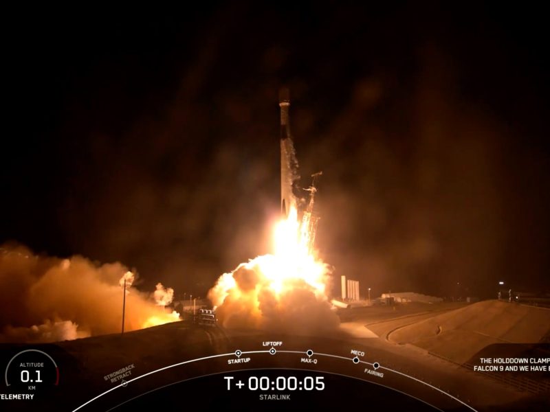 A Falcon 9 launched 21 Starlink satellites from Vandenberg Space Force Base in California Jan. 2, including six SpaceX says are capable of providing connectivity to unmodified smartphones.