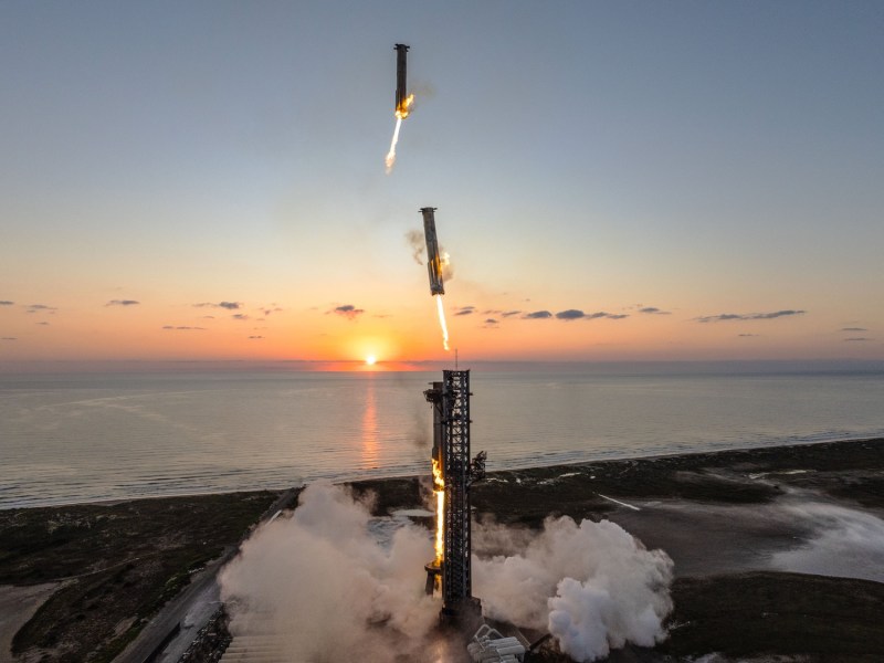 Starship Flight 5 timelapse