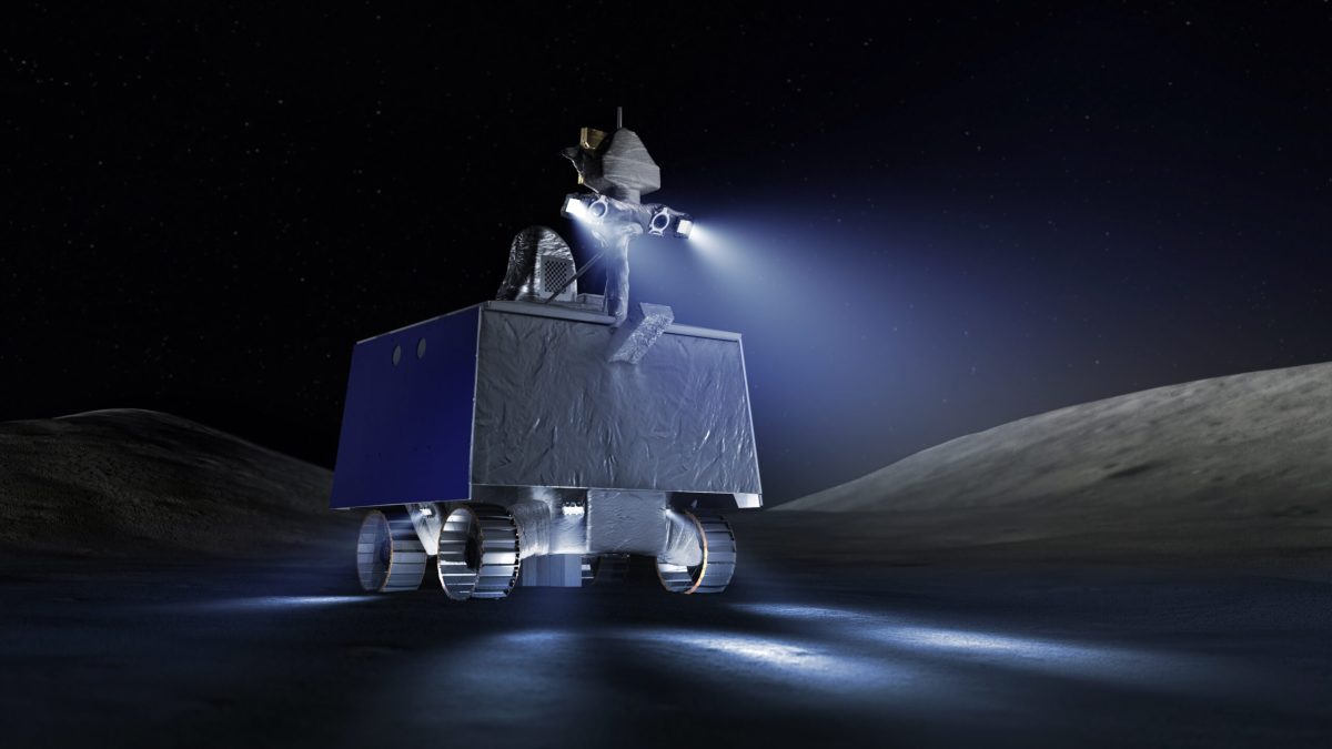 The VIPER lunar rover.